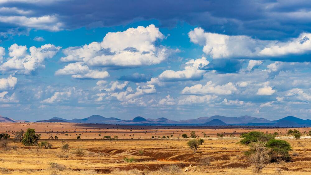 Kenya Landscapes Highway Roads Emali Oloitokitok Great Rift Valley