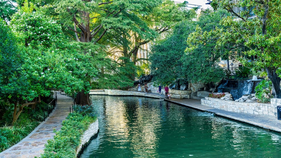 Tourists River Walk San Antonio Texas