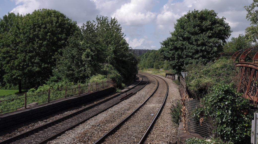 Looking north from the platform at Stapleton Road.