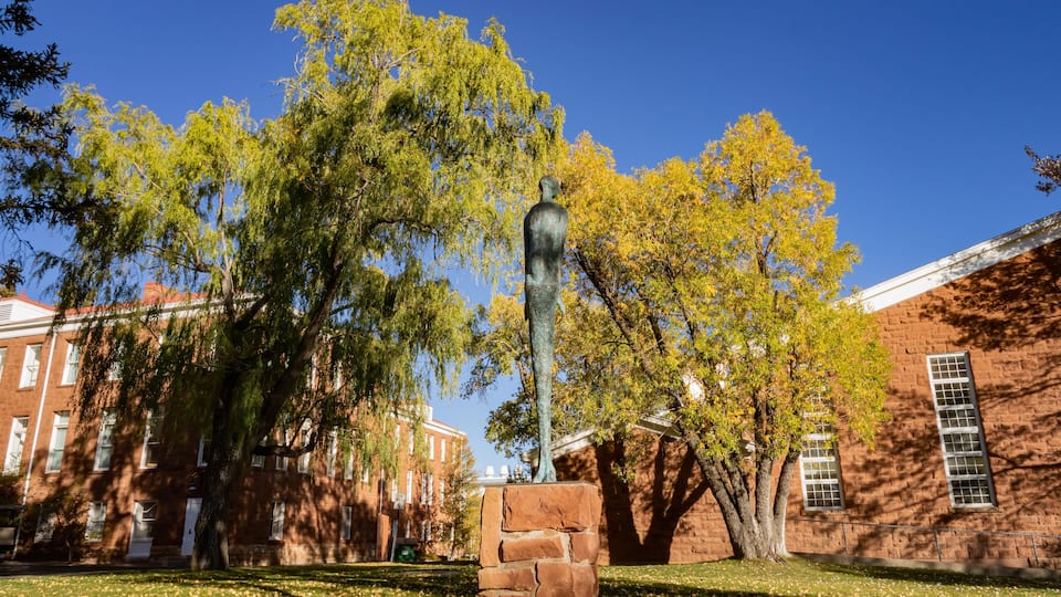 Beautiful fall color around the campus of Northern Arizona University