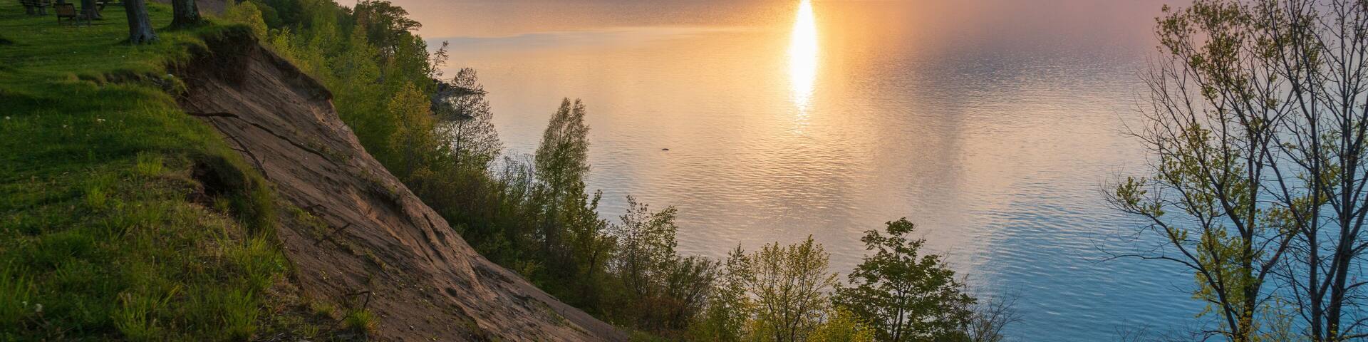 The Coast line of Lake Erie in Erie County