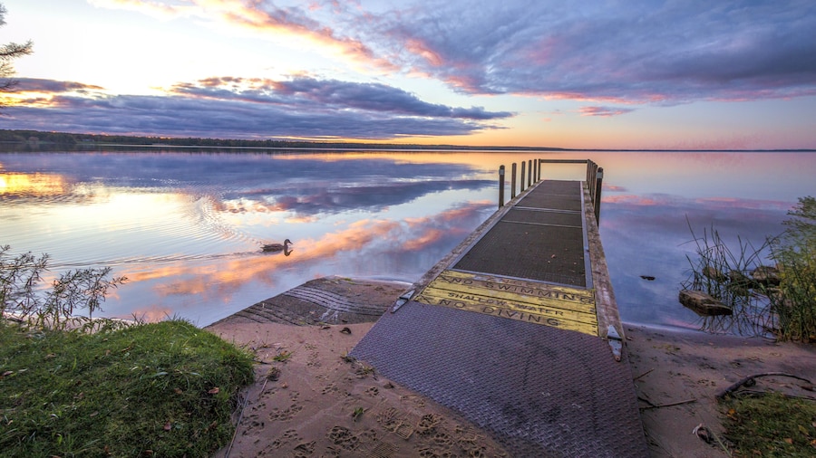 Plage de Duck Lake State Park