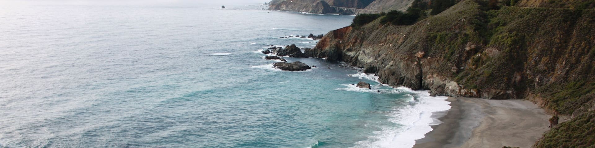 The Big Sur Spectacular cliffs of California coastline, USA