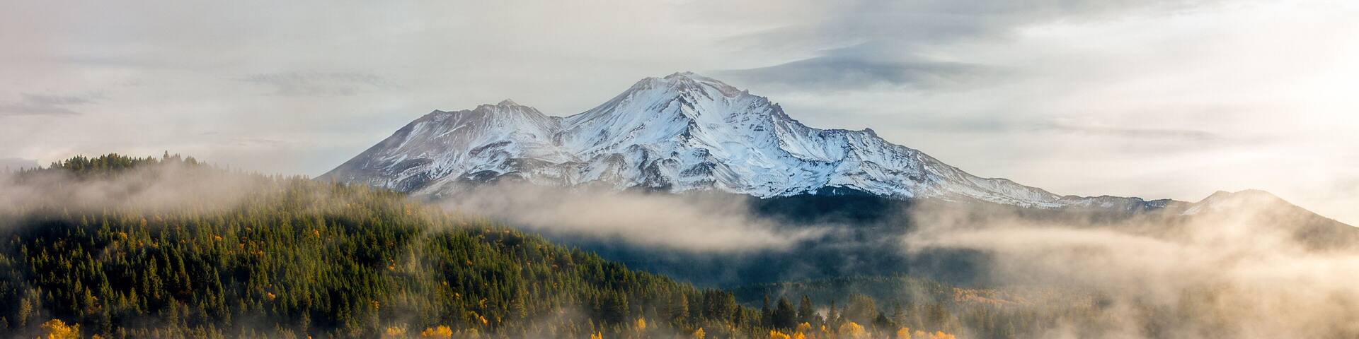 Beautiful Mount Shasta and Siskiyou Lake
