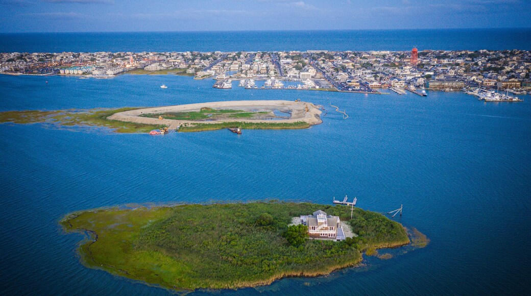 Aerial of Long Beach Island New Jersey