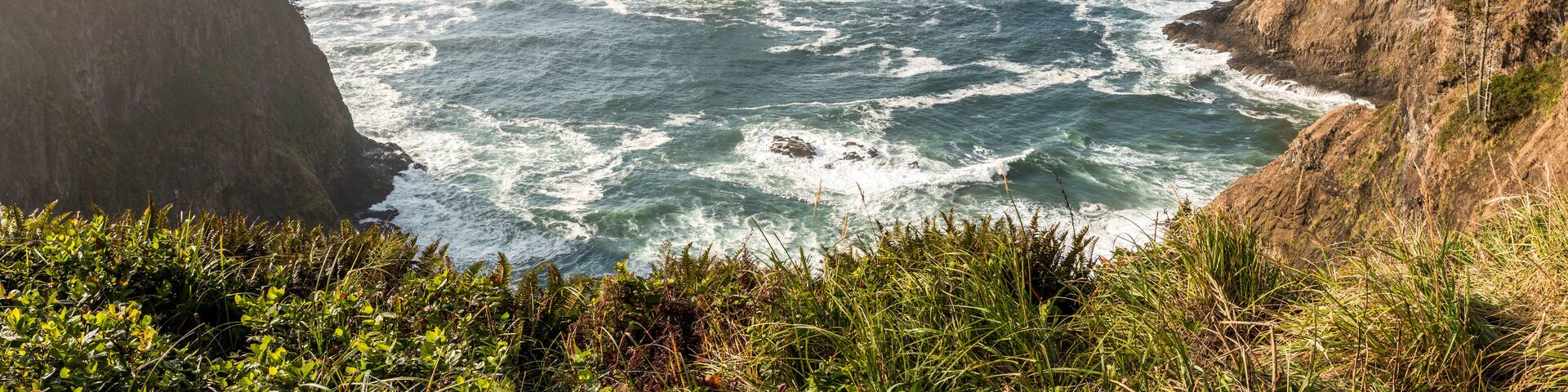 panoramic view at Cape Meares State Scenic Viewpoint, Oregon, US