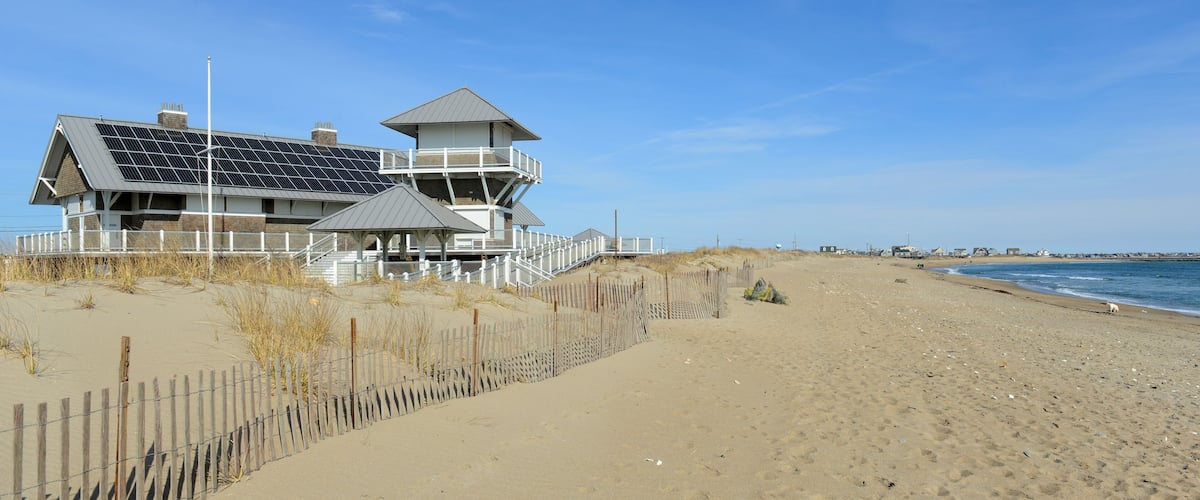 East Matunuck State Beach in South Kingstown, Rhode Island, USA.