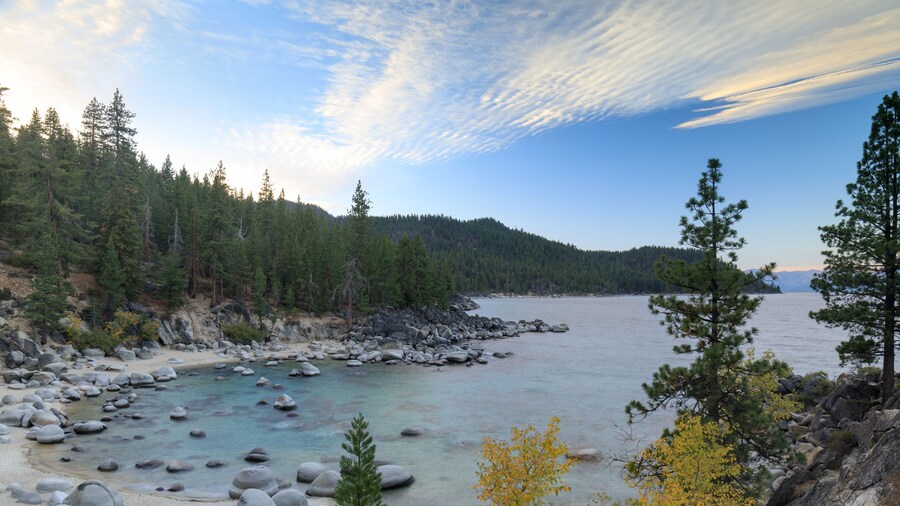 Early Morning at Secret Cove Beach. North Lake Tahoe, Carson City, Nevada, USA.
