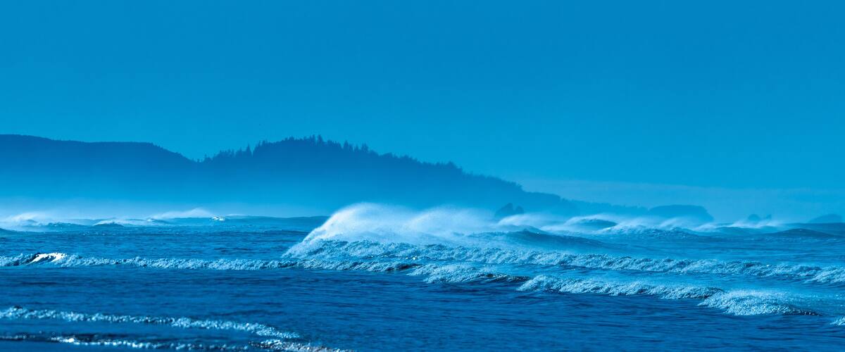 Pacific Surf on Nehalem Beach at the Blue Hour, OR