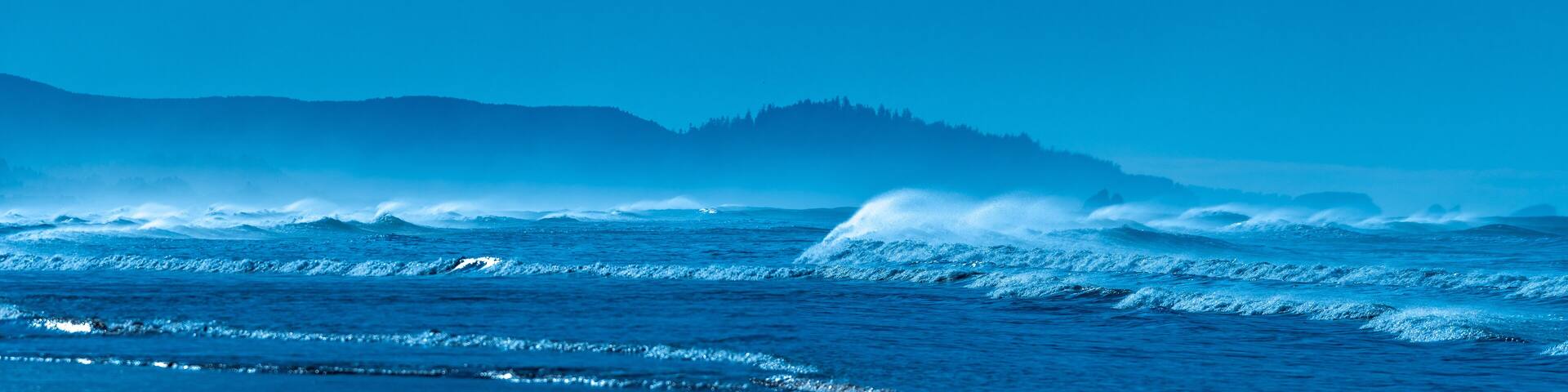 Pacific Surf on Nehalem Beach at the Blue Hour, OR
