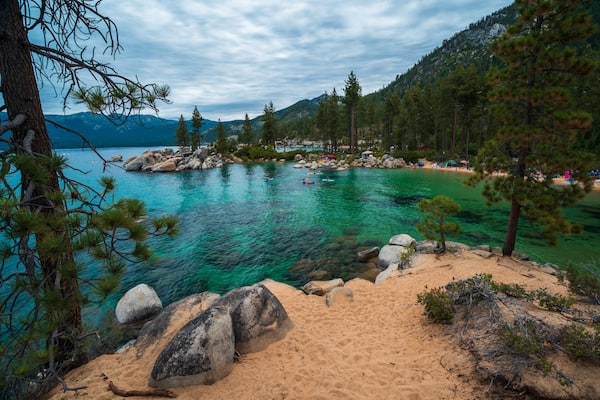 Sand Harbor Beach Lake Tahoe Nevada State Park