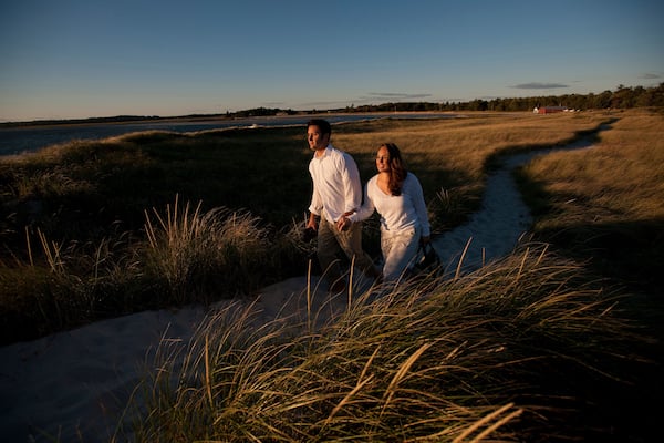 Maine Beach Couple