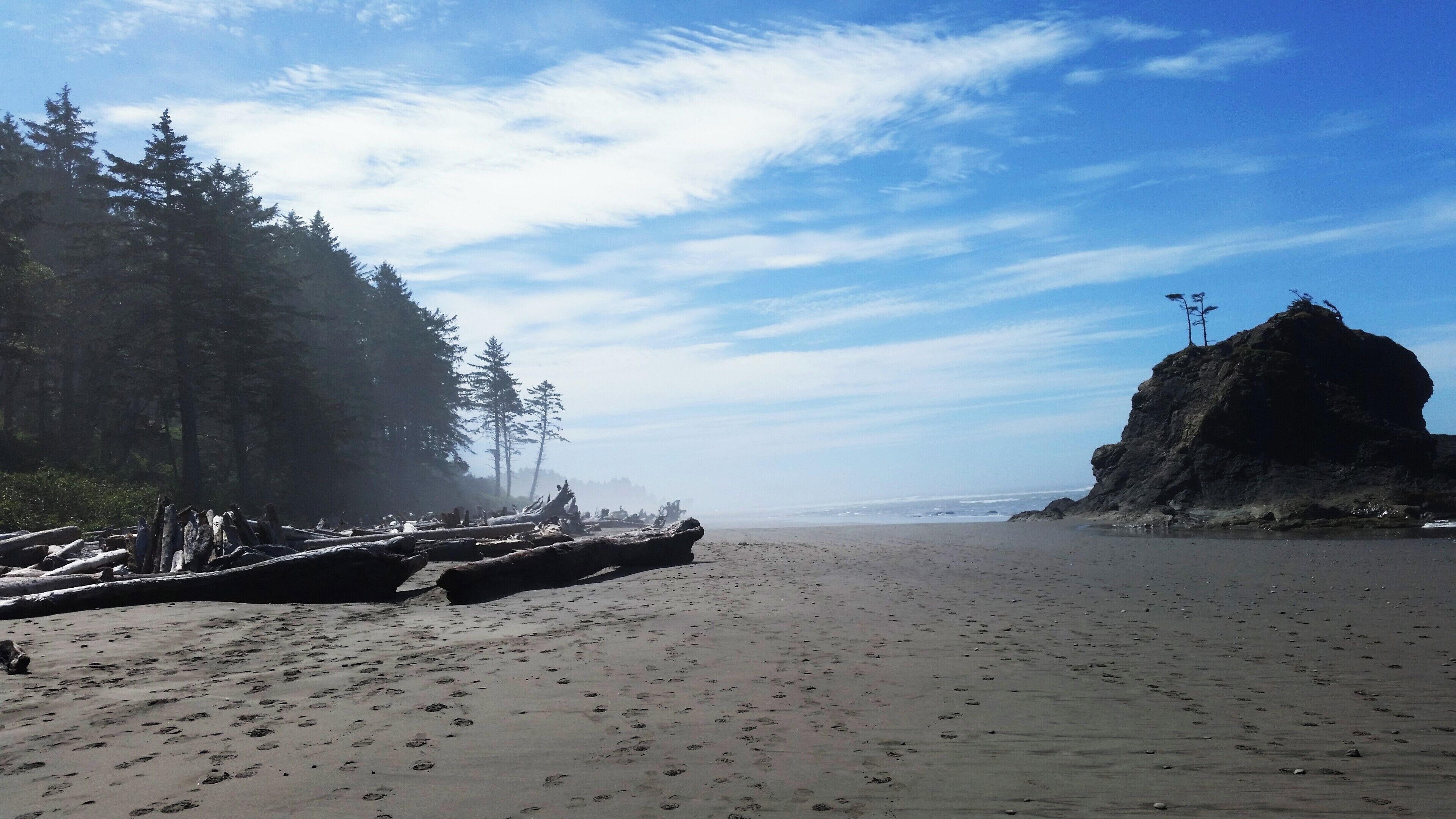 This is a beautiful destination for either a day hike or an overnight camping trip. It is a .7 mile hike from the trailhead to the beach, then you climb over 20' - 30' of driftwood to access the sandy shores of the ocean. #LifeAtExpedia