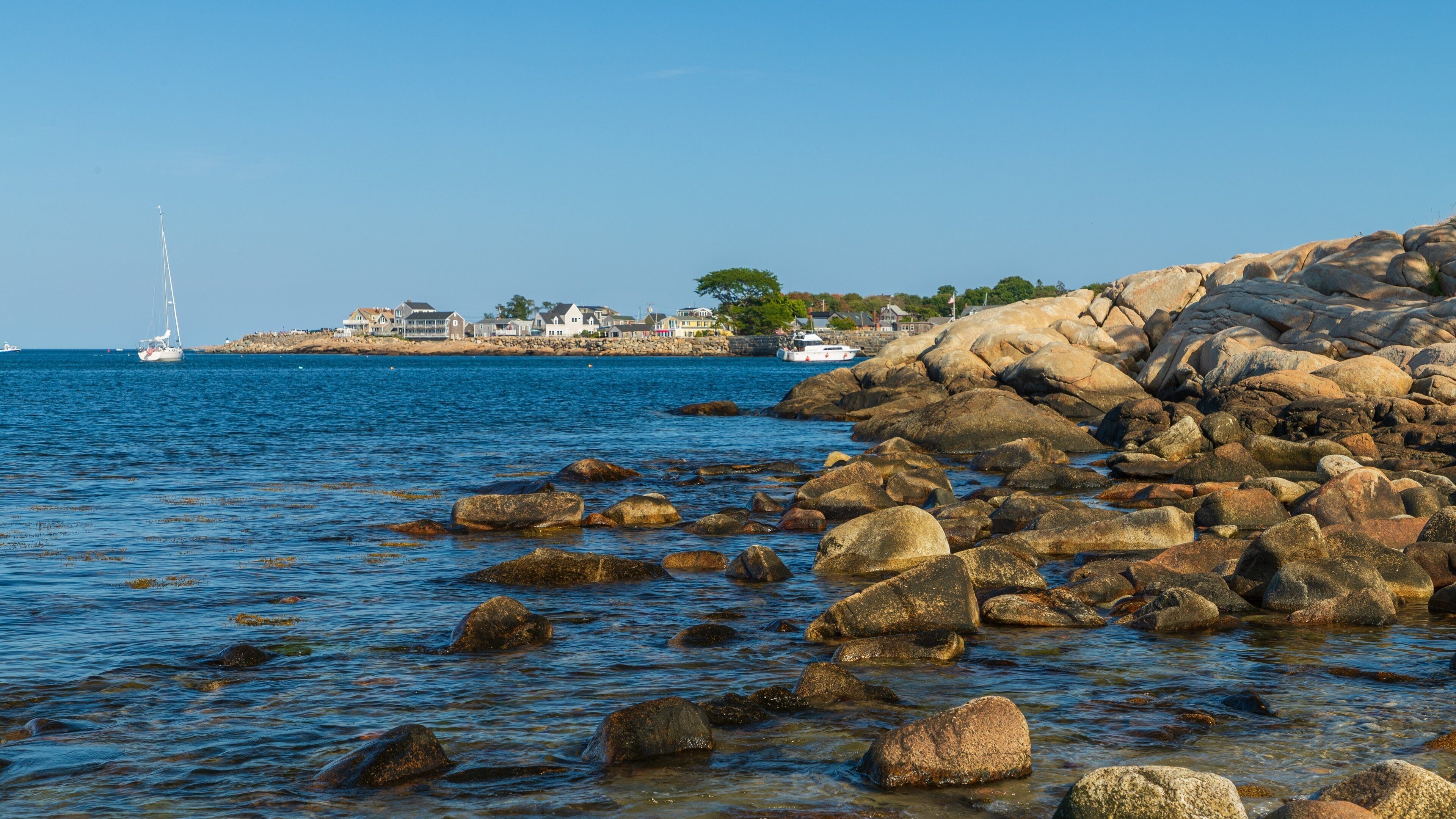 Back Beach featuring rocky coastline and general coastal views