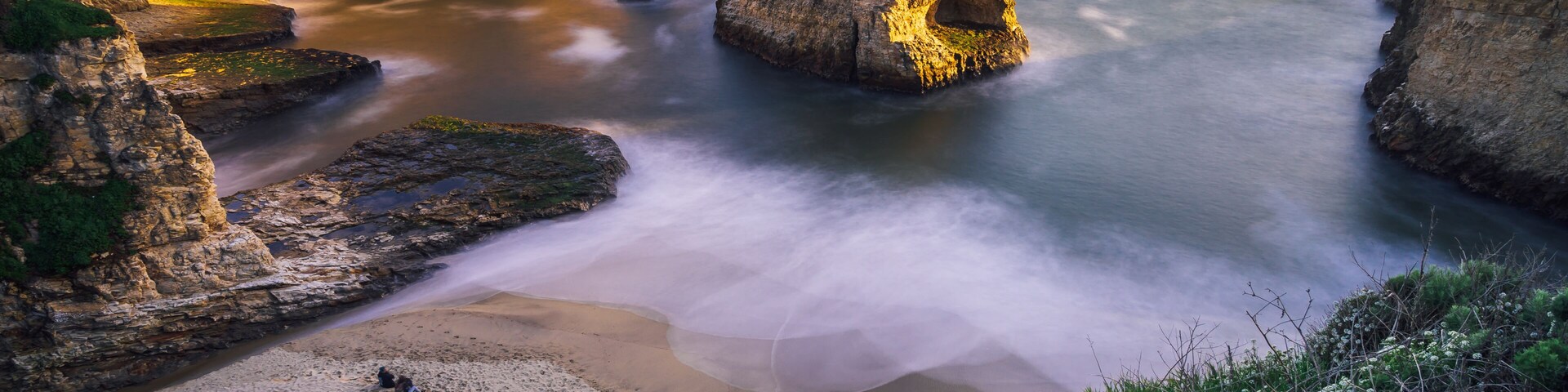 Shark Fin Cove in Davenport, CA