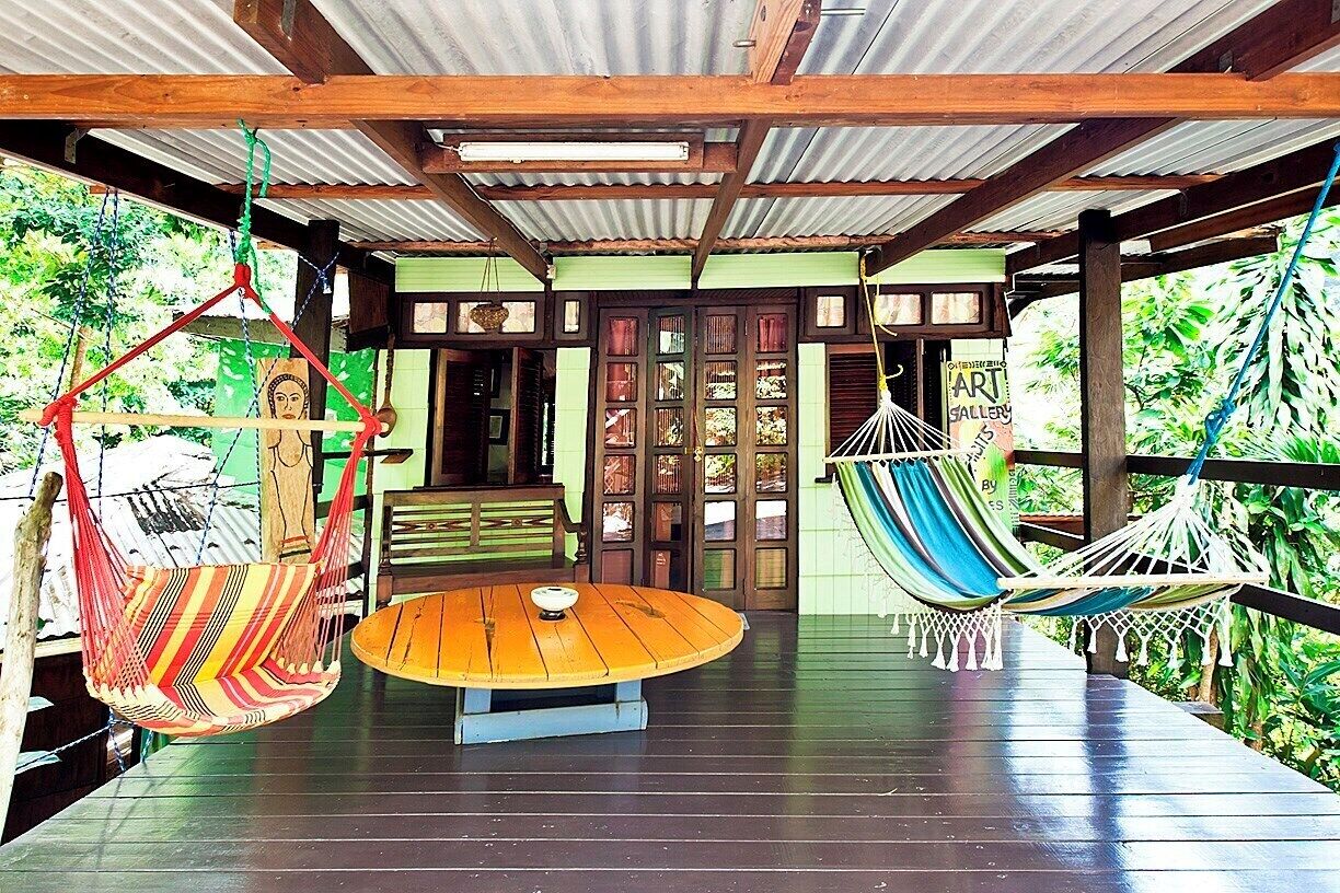 Each room at this wonderful little B&B is unique and charming - this one had a fantastic front deck complete with hammocks.  No better way to chill out after a day exploring the island.