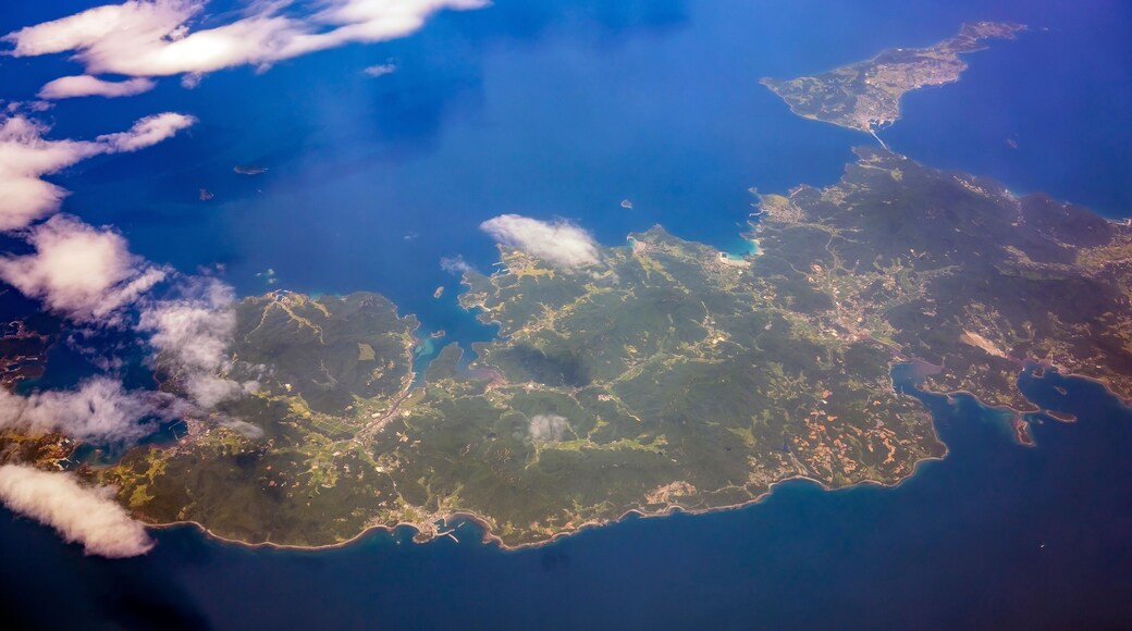 Aerial view of Nagasaki Prefecture