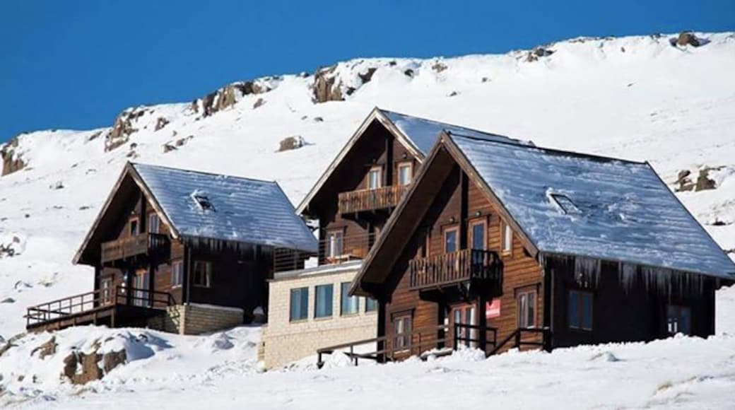 Man just something different staying in a wooden house. From South Africa I dont don't get to see a lot of snow but in Lesotho around July we actually get snow. was a wonderful experience to go skiing for the first time and stay in the wooden cabins.#BvSApplication