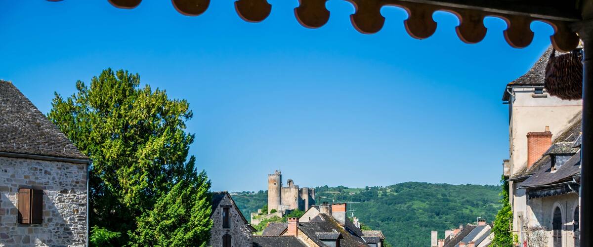 Najac, Aveyron, Occitanie, France.