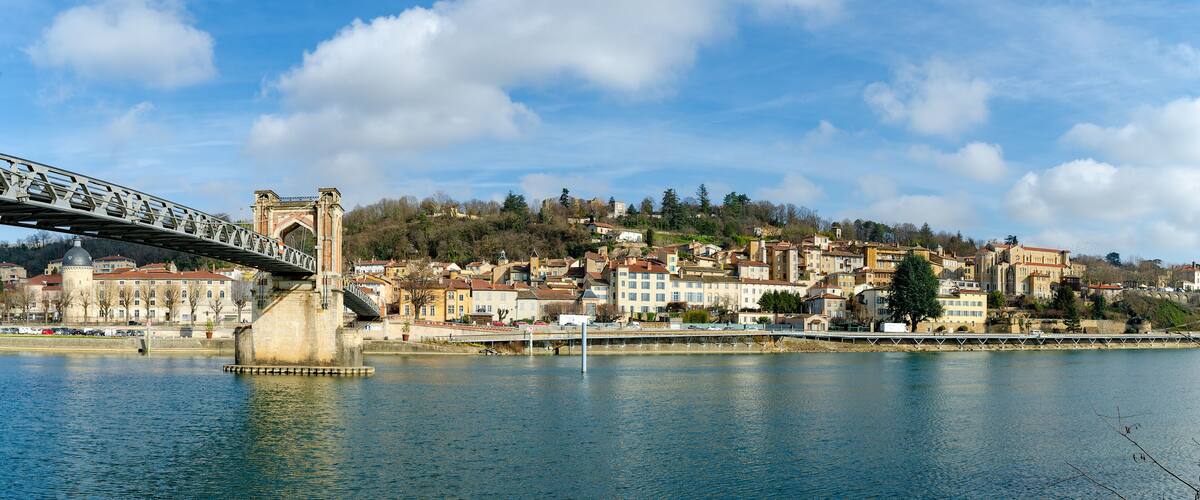 Panoramic view of Trévoux