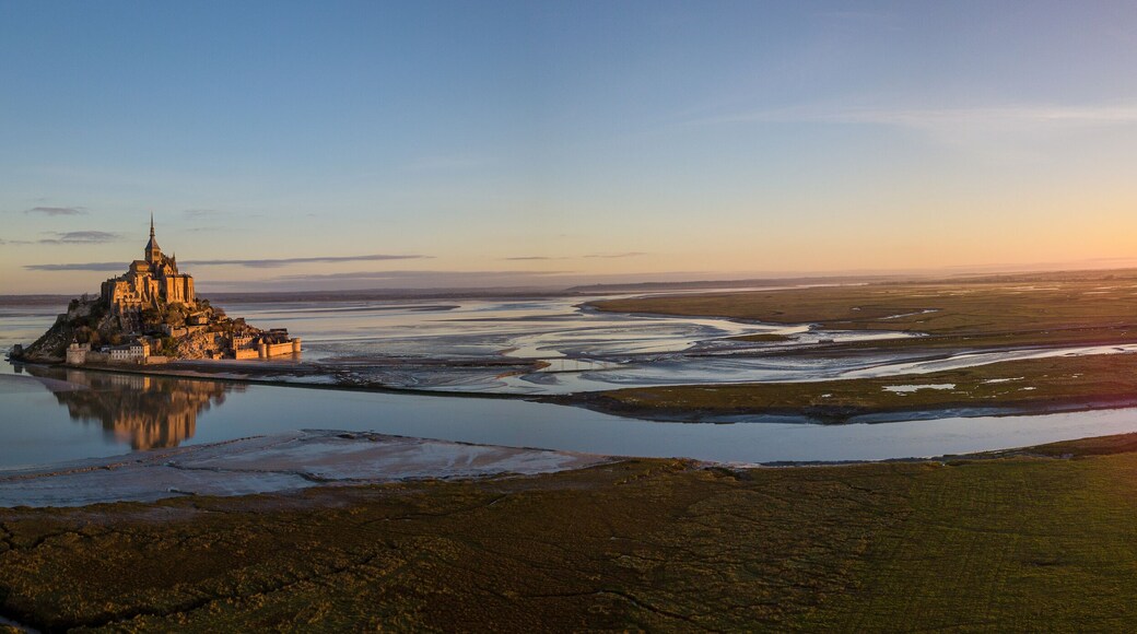Le Mont Saint-Michel in Frankreich -Normandie