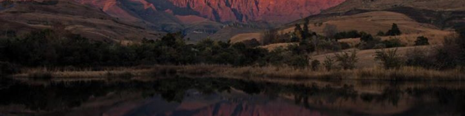 The ampitheatre (I posted an image from the top earlier) from the bottom at Royal Natal National Park. Lovely campsites available as well as fully equipped self catering cottages.