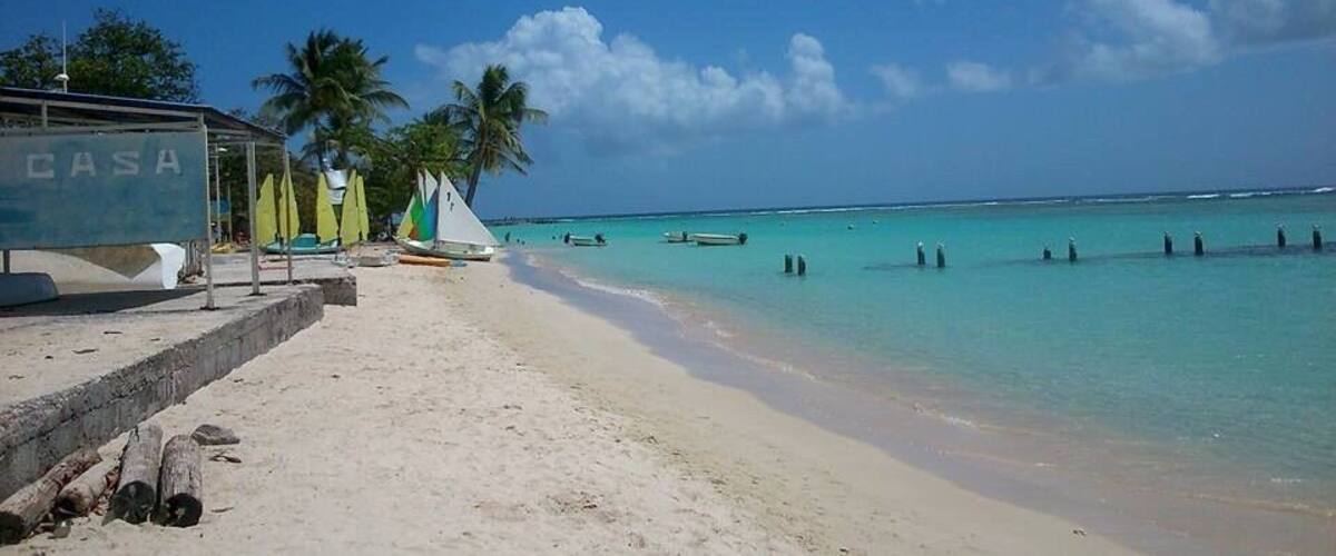 La plage de saint Anne