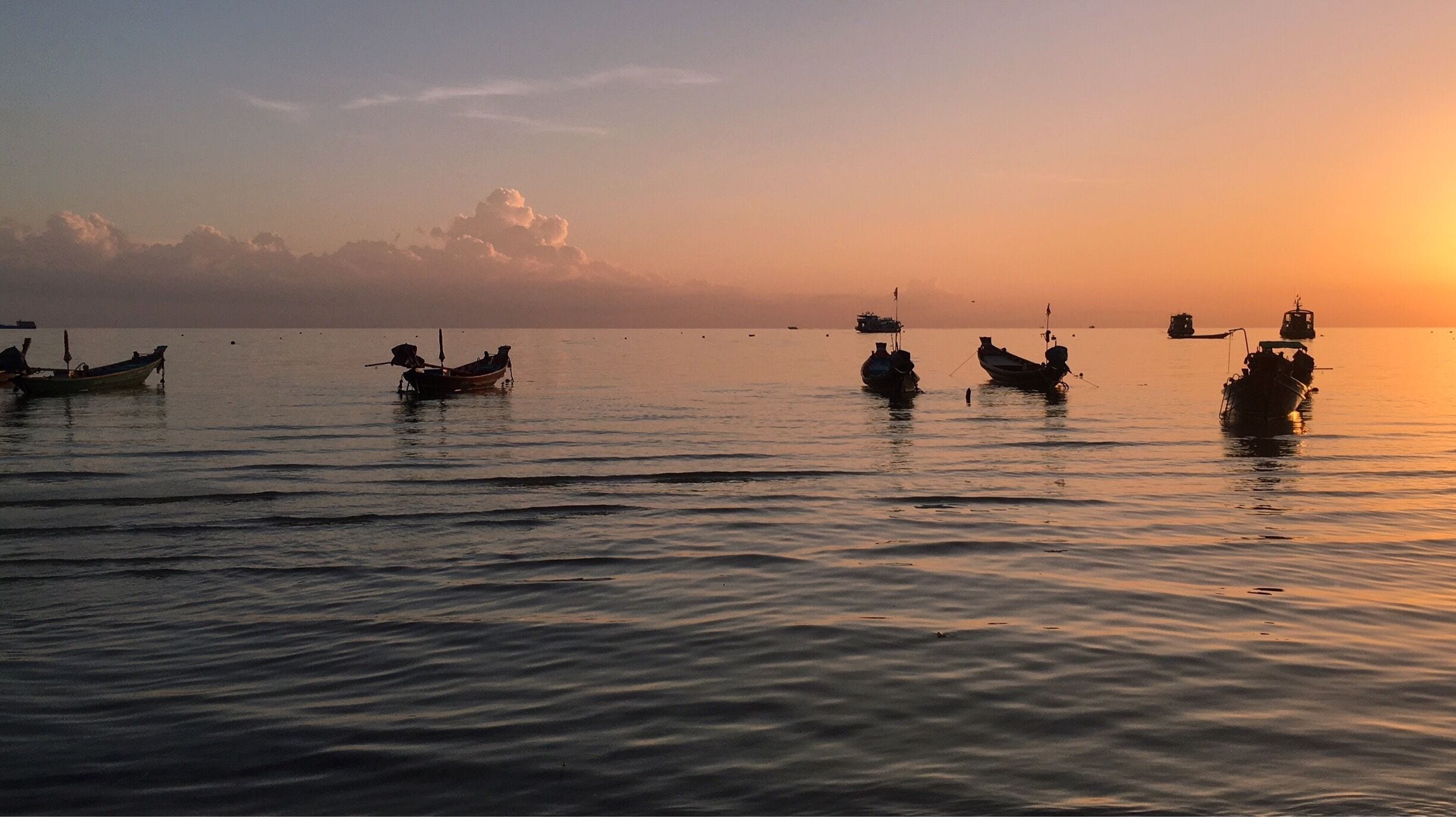 The sunsets here are unreal!