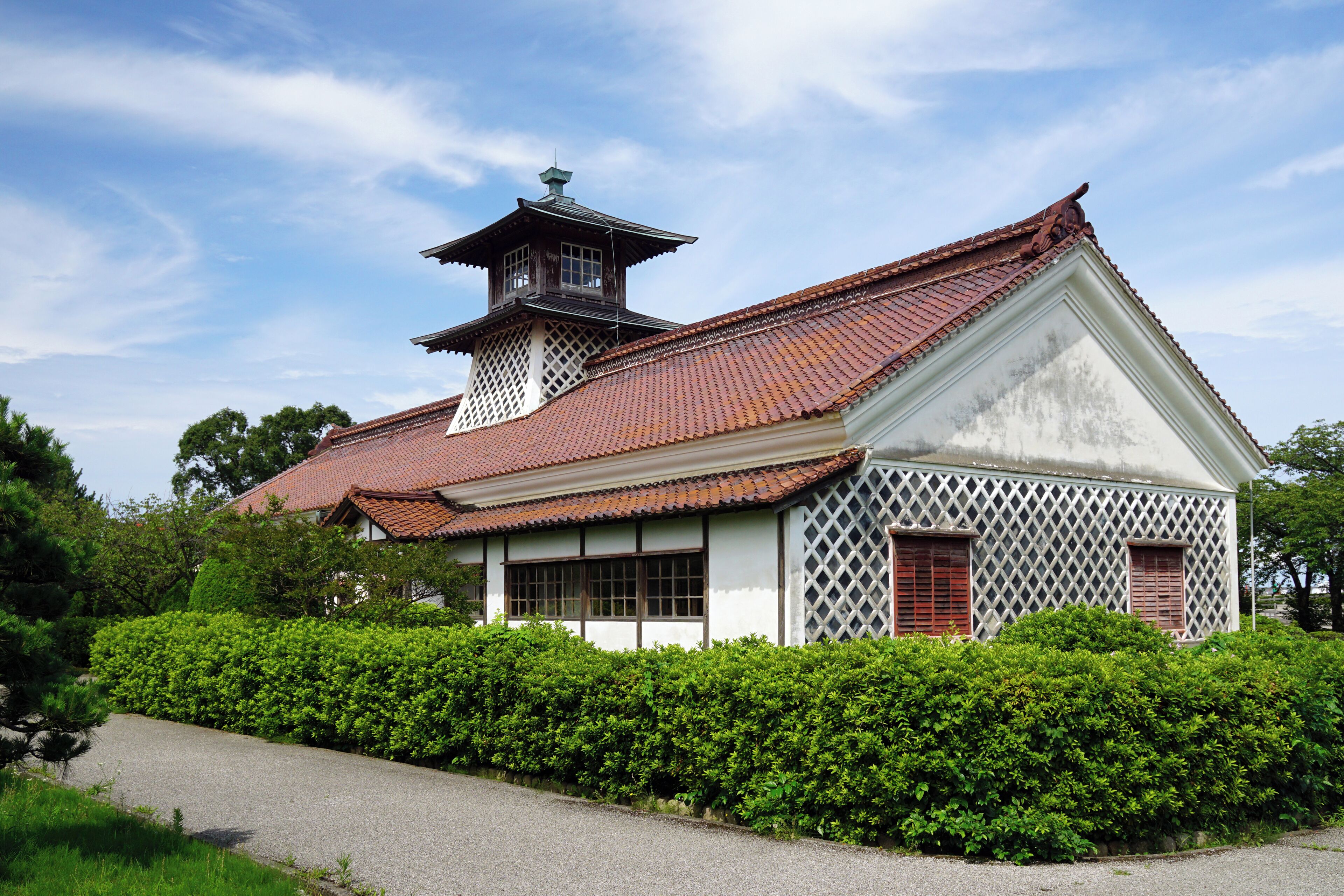 Old Niigata Customs Government Building in The Niigata City History Museum, Niigata, Niigata prefecture, Japan.