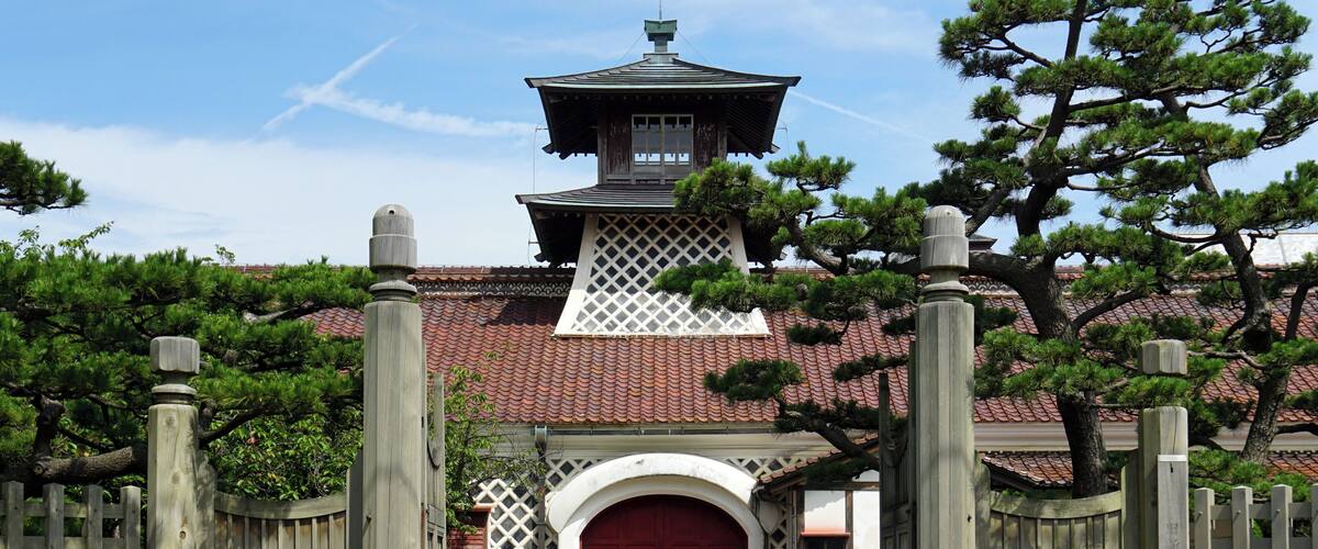 Old Niigata Customs Government Building in The Niigata City History Museum, Niigata, Niigata prefecture, Japan.