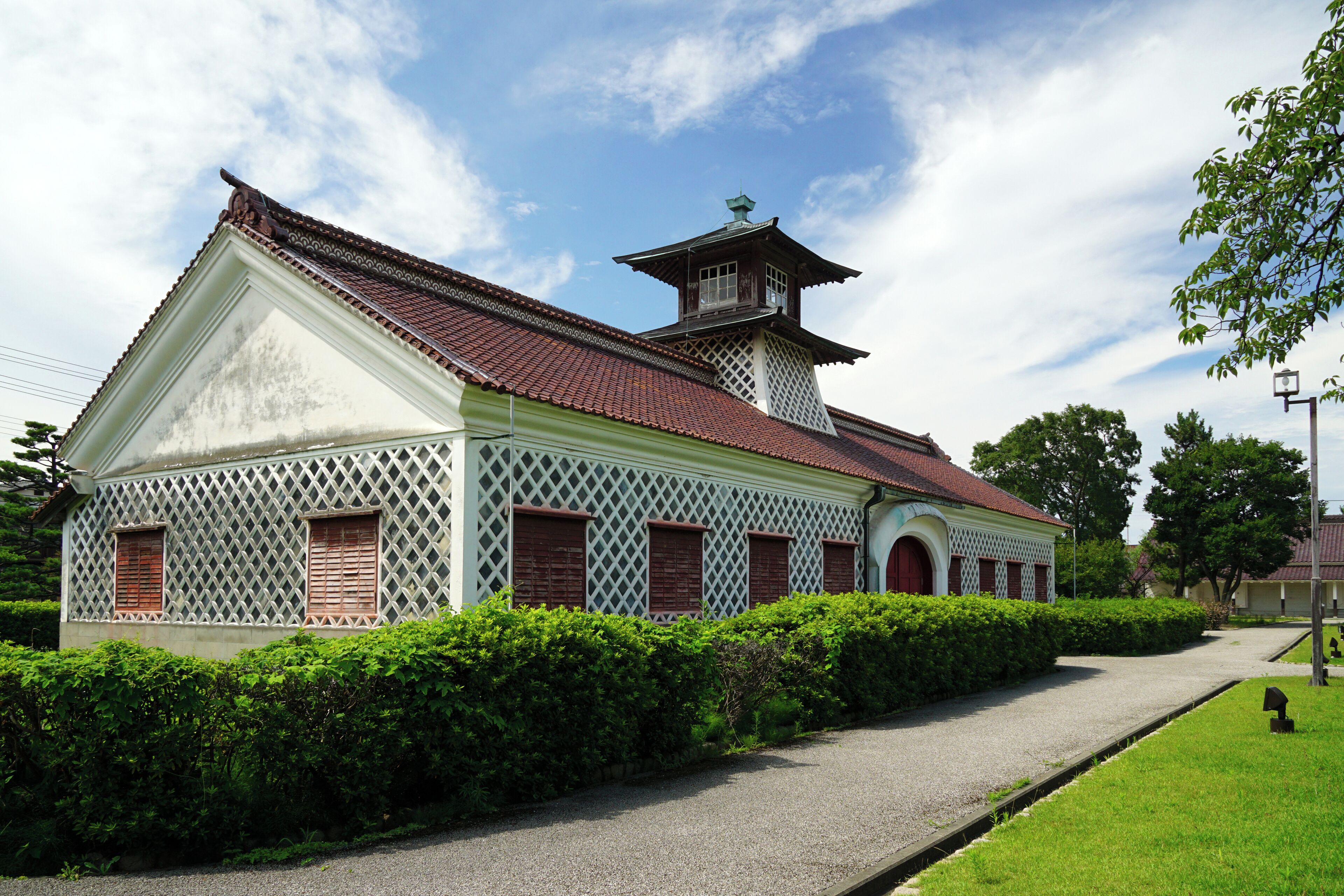 Old Niigata Customs Government Building in The Niigata City History Museum, Niigata, Niigata prefecture, Japan.