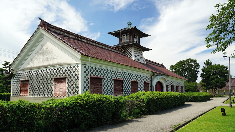 Old Niigata Customs Government Building in The Niigata City History Museum, Niigata, Niigata prefecture, Japan.