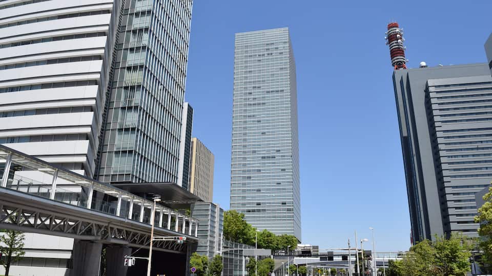Cityscape of Saitama New Urban Center, Saitama Prefecture, Japan