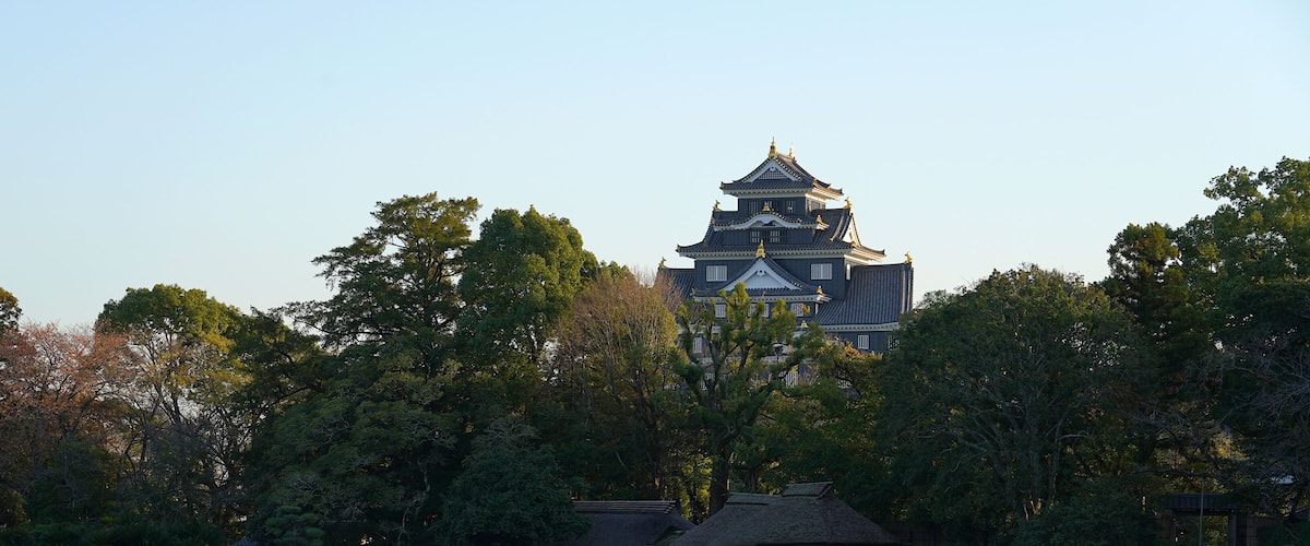 Okayama castle is the famous castle in Okayama city.