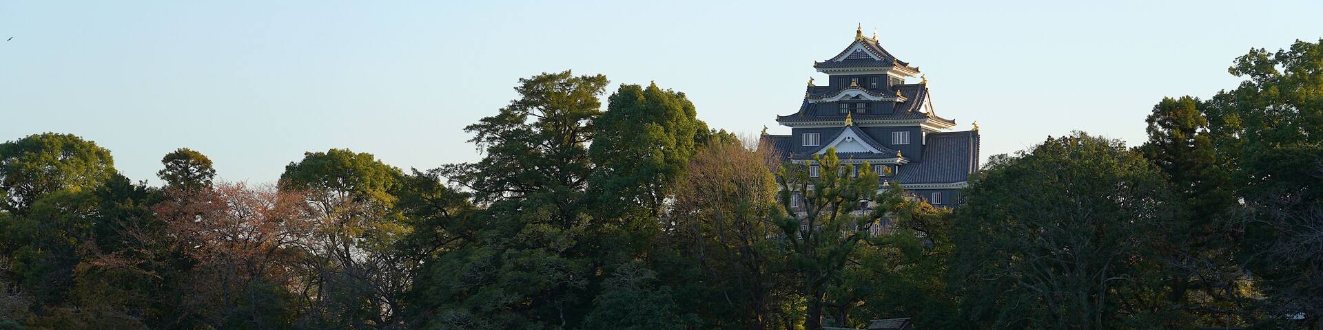 Okayama castle is the famous castle in Okayama city.