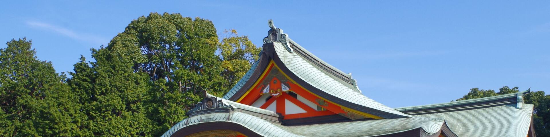 多治速比売神社拝殿 堺市南区にて Front shrine of Tajihayahime-jinja 2012.12.14