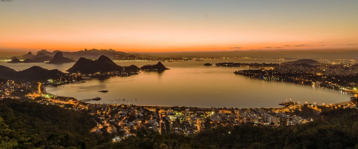 Rio visto de Niteroi em grande angular