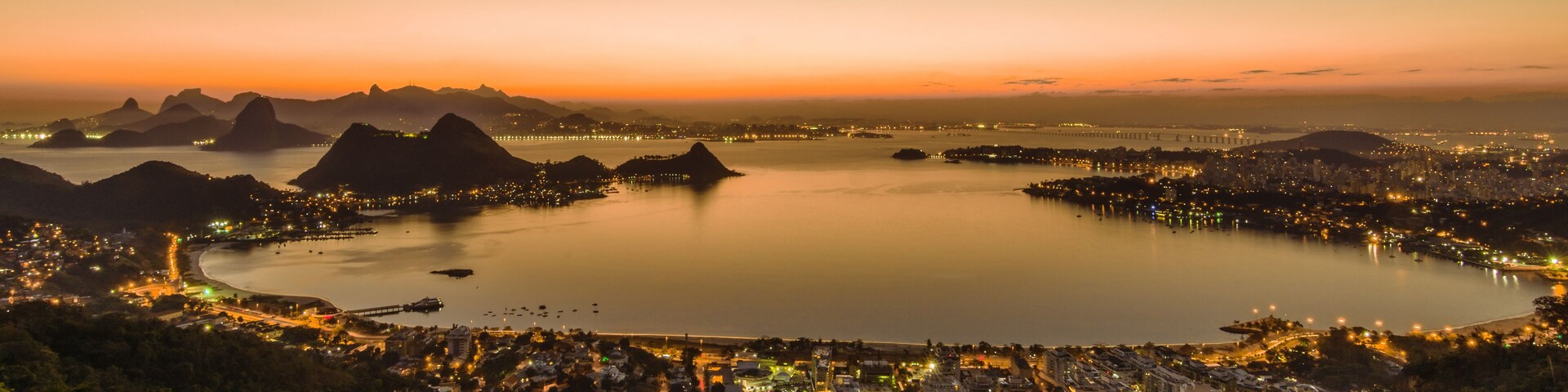 Rio visto de Niteroi em grande angular