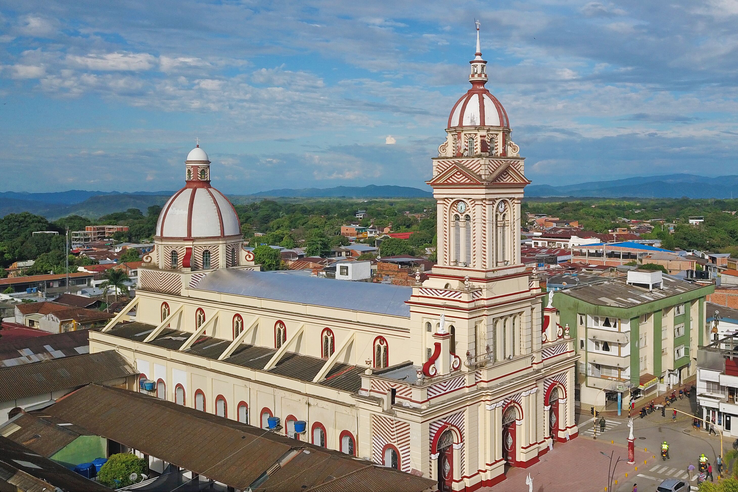 Chaparral church aerial view
