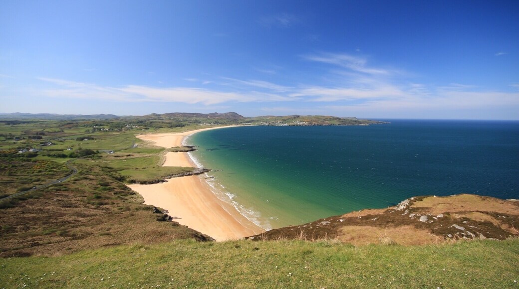 Last Thursday in Donegal. Glorious weather. This beach is the high point of the superb drive from Rathmullan to the Fanad lighthouse.