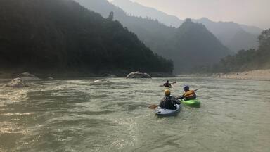 Stunning scenery on the Trisuli River.