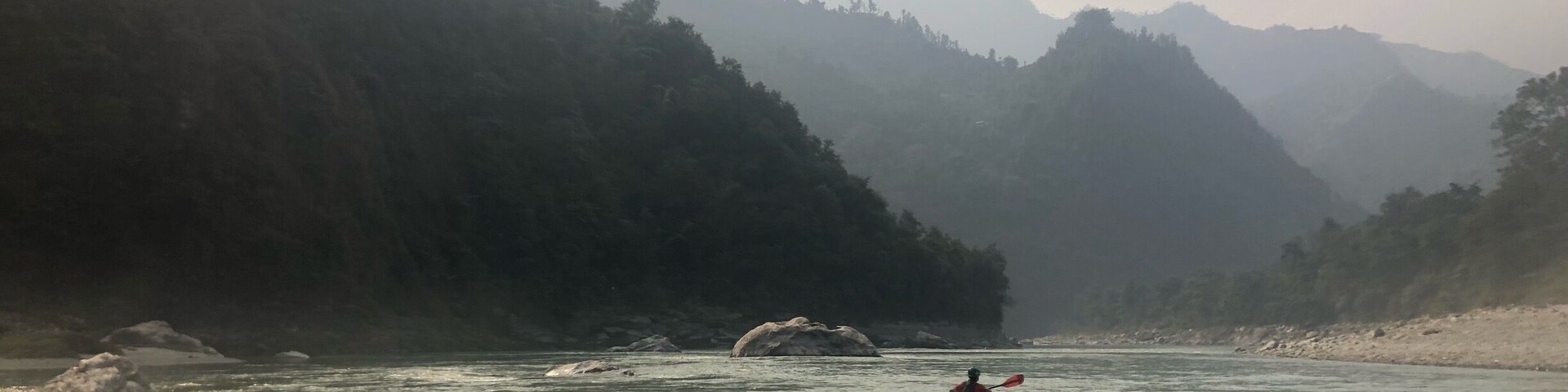 Stunning scenery on the Trisuli River.