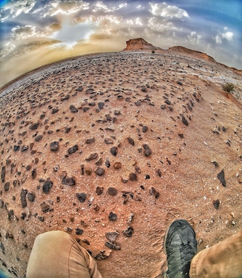 This is Addahek desert .. in the east of jordan ..
In the past this area was the bottom of the ocean