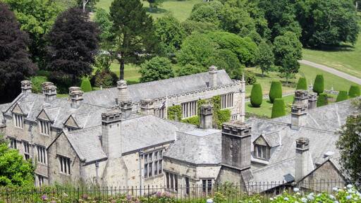 Lanhydrock, Herrenhaus nahe Bodmin in Cornwall, England
