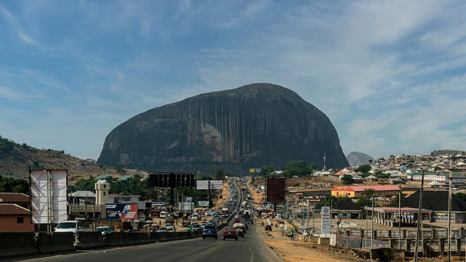 Zuma rock, Abuja, Nigeria, West Africa, Africa