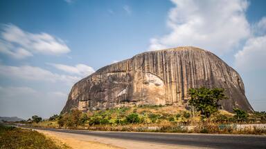 Zuma Rock Near Abuja, Nigeria