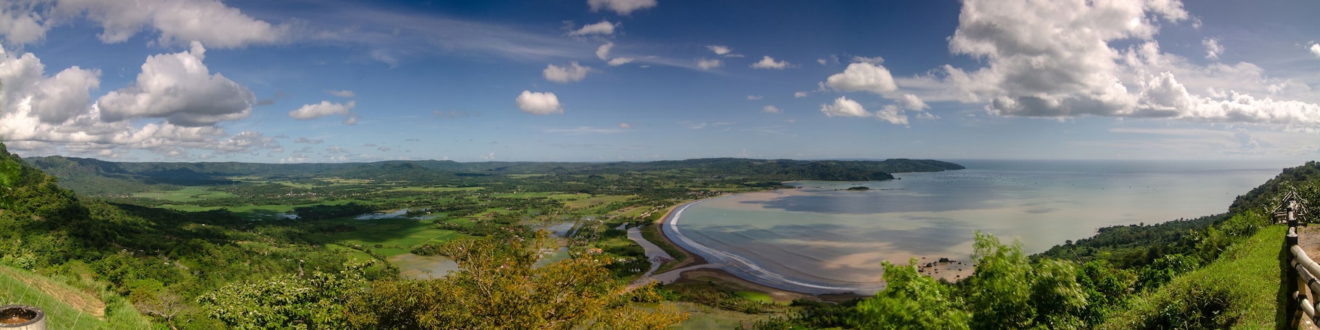 Panoramic Photo of Ciletuh Geopark
