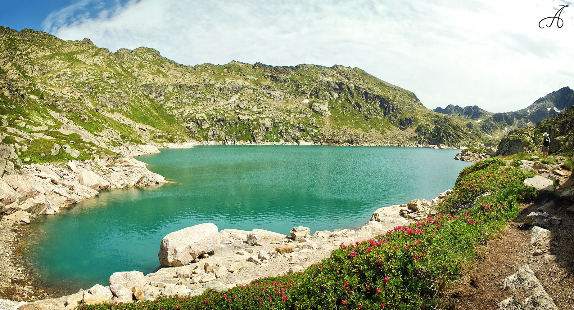 Juclar, the biggest lake in Andorra.