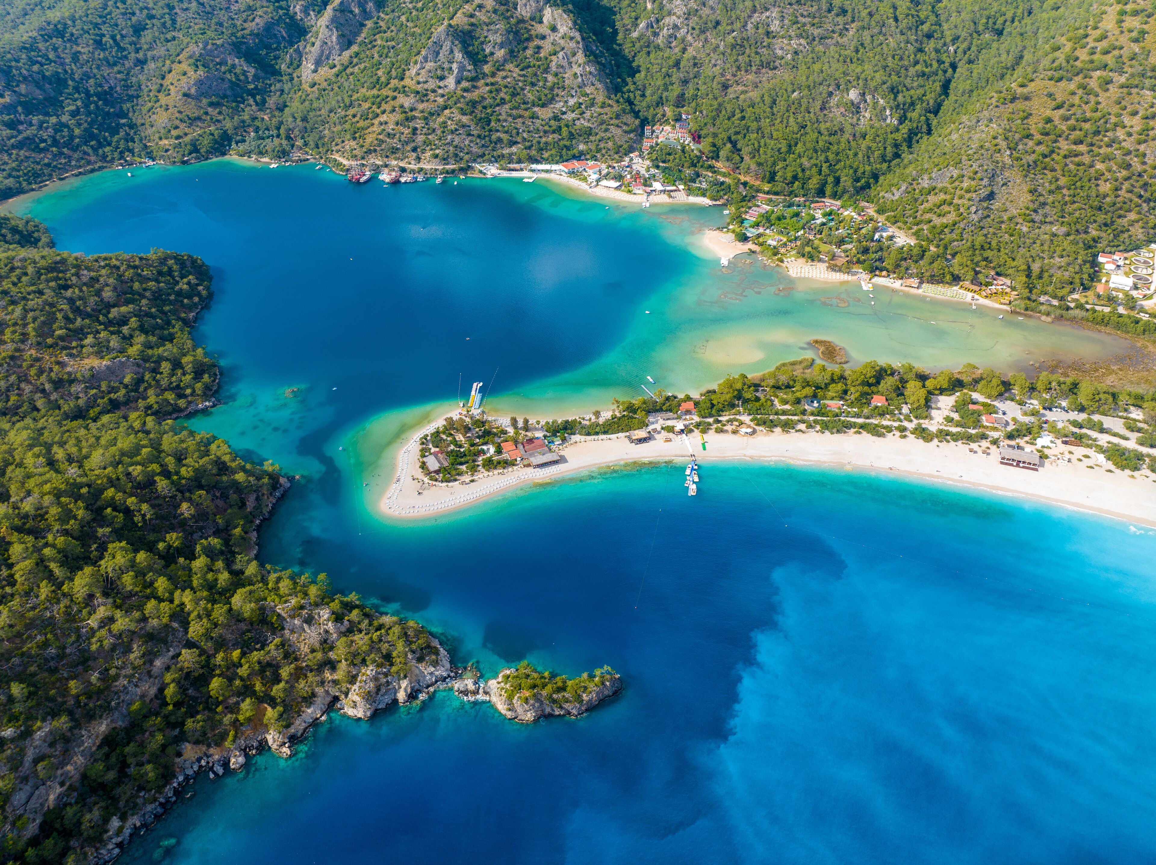 Fethiye, Muğla: Aerial View of Majestic Ölüdeniz Beach