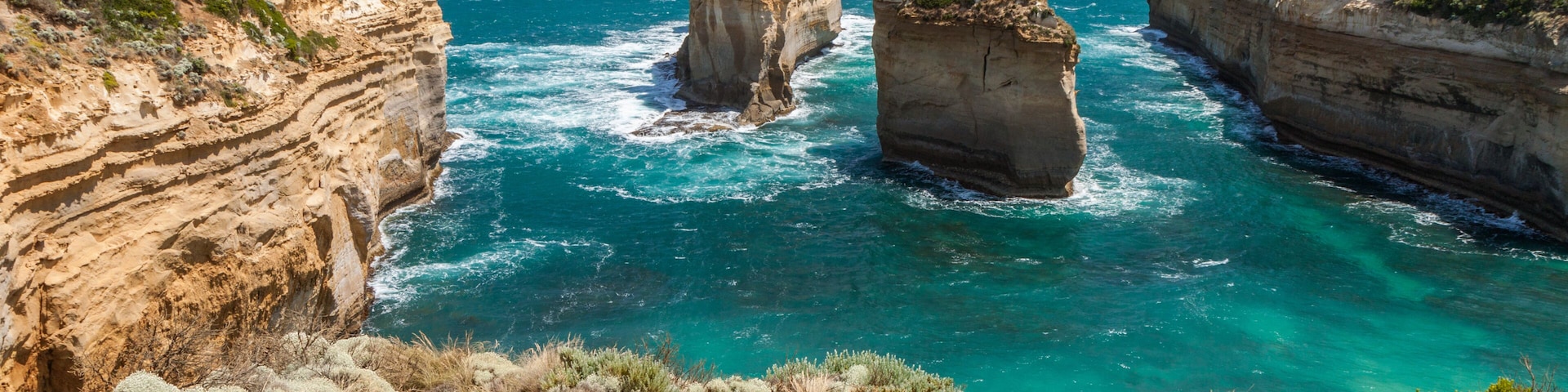 Scenic view of Loch Ard Gorge, Great Ocean Road, Australia